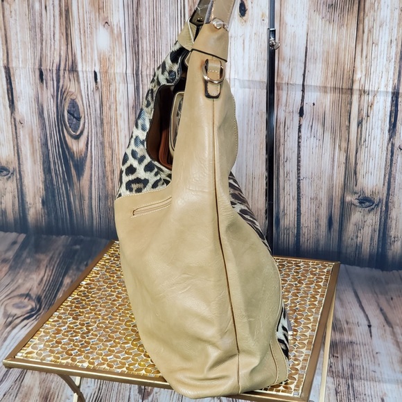 Leopard Handbag Hobo Style NWT - Picture 7 of 10